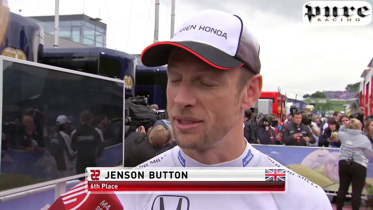 F1 (2016) Austrain GP - Button a great race