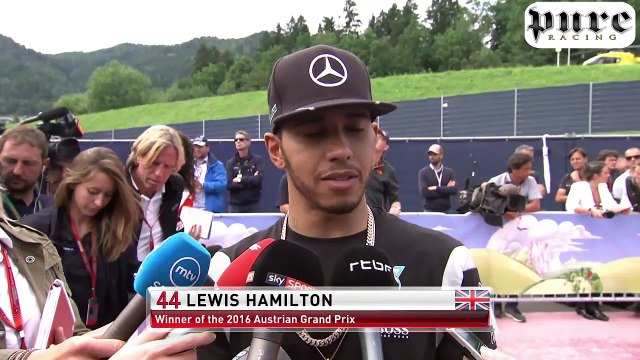 F1 (2016) Austrian GP - Hamilton Nico hit me