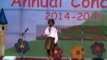 Anushka's Welcome Speech GIIS Annual Day 2014-15