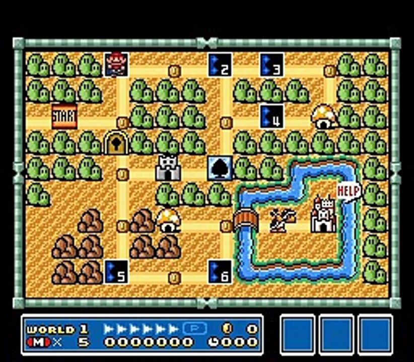 Super Mario All-Stars: Super Mario Bros. 3 (SNES) - Glitch level 26