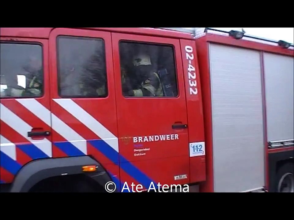26-12-2011 Brand door wasmachine Rugebolstraat Dokkum