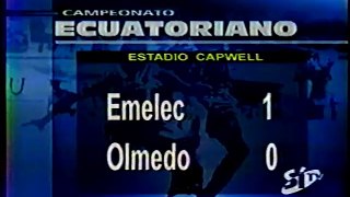 Emelec 1 - Olmedo 0 - (Resumen del partido 5 Julio 1999)