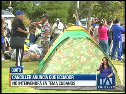 Canciller anuncia que Ecuador no intervendrá en temas cubanos