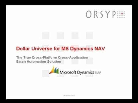 Microsoft Dynamics NAV job scheduler?