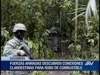 Hallan 'piscina' degasolina blanca en Amazonía ecuatoriana