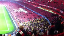 Arsenal vs Borussia Dortmund 22/10/13 Impressive Dortmund Fans
