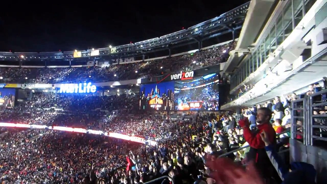 WWE Wrestlemania 29 Attandance Record and John Cena Entrance MetLife Stadium 4/7/2013