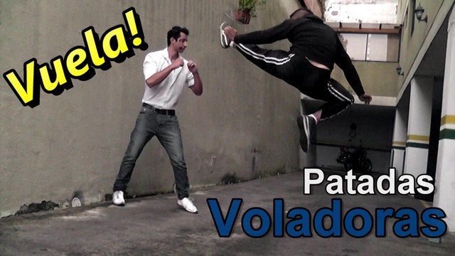 Patadas voladoras (entrenamiento avanzado)