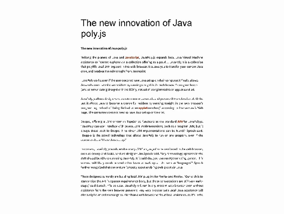 javainnovation