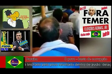 O POVO NÃO É BOBO, SEN. CÁSSIO CUNHA PSDB ART171( GOLPISTA) QUASE É LINCHADO DENTRO DE AVIÃO