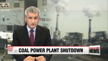 Korea to shut down 10 aging coal-fired thermal power plants