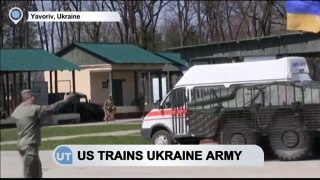 US Instructors Train Ukraine Army  Russia keeps thousands of soldiers in east Ukraine 27 april