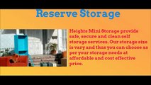 Best Storage Deals in Houston at Heights Mini Storage