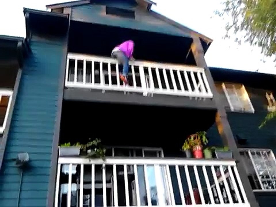Comment ne pas descendre d'un balcon