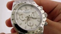 Swiss replica watches replica rolex daytona working chronograph stick markers with meteorite dial