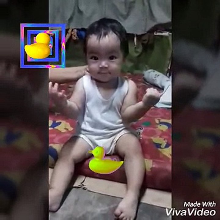 Tatlong bibe dance by 10 months old Baby Danielle