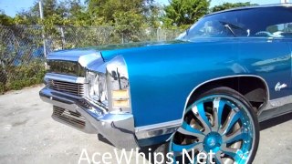 AceWhips.NET-- Candy Teal Chevy Donk on 26