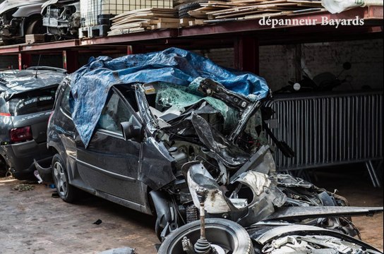 Conducteur fantôme de St-Georges: les carcasses des voitures