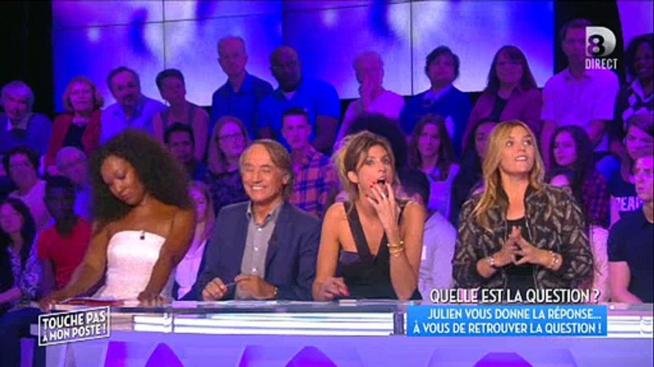 Une chroniqueuse de "Touche pas à mon poste" au bord des larmes hier soir - Regardez