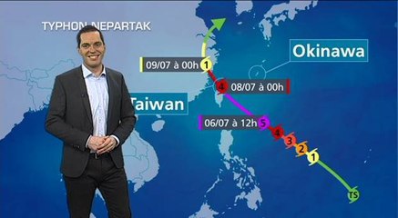 Super-typhon Nepartak : Taïwan et la Chine en alerte
