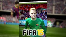 Fifa 15 - Gameplay Gesichter - PS4, Xbox One, PC - FC Barca & BVB  [Deutsch]