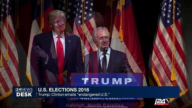U.S. Elections: Trump: Clinton emails endangered U.S.