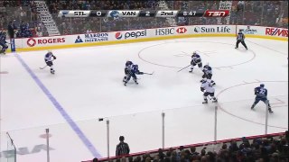 Dale Weise 3-0 goal vs Blues (Mar 19, 2013)