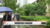 Korea busy cleaning up after heavy rains early this week