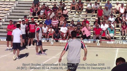 Quarts de finale M1 et M2, France Doubles, Béziers 2016