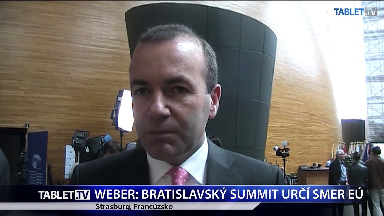 WEBER: Bratislavský summit určí smerovanie EÚ