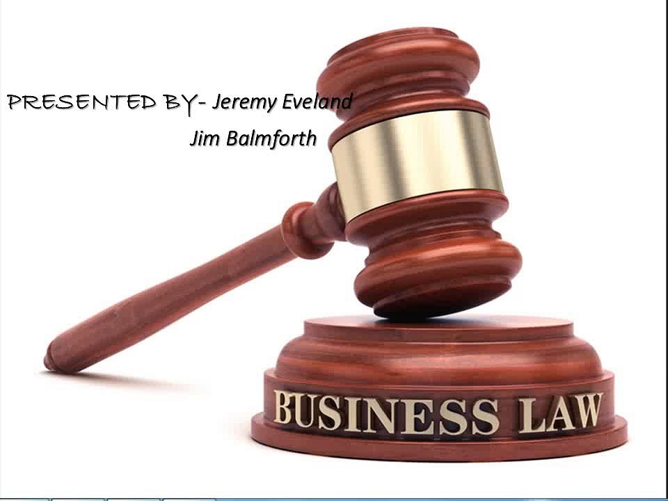 Jeremy Eveland - How a Business Lawyer important for your company