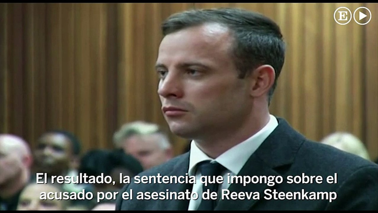 Pistorius , condenado a seis años de cárcel por asesinato.