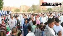 محافظ المنيا يؤدي صلاة عيد الفطر بساحة المدرسة الثانوية العسكرية