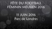 Fête du Football Féminin Meusien - juin 2016 - District Meusien de Football