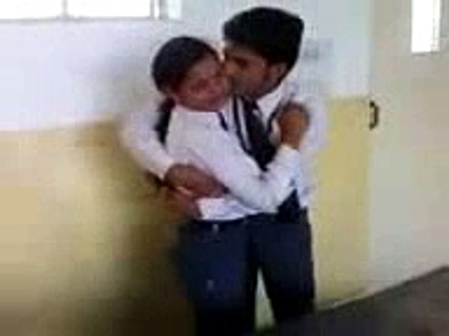 Schoolgirl Kissing