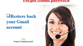 Make A Ring On The Gmail forgot password 1-877-776-6261 for Perfect Resolution