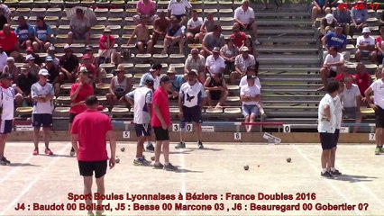 Barrages M1, France Doubles, Béziers 2016