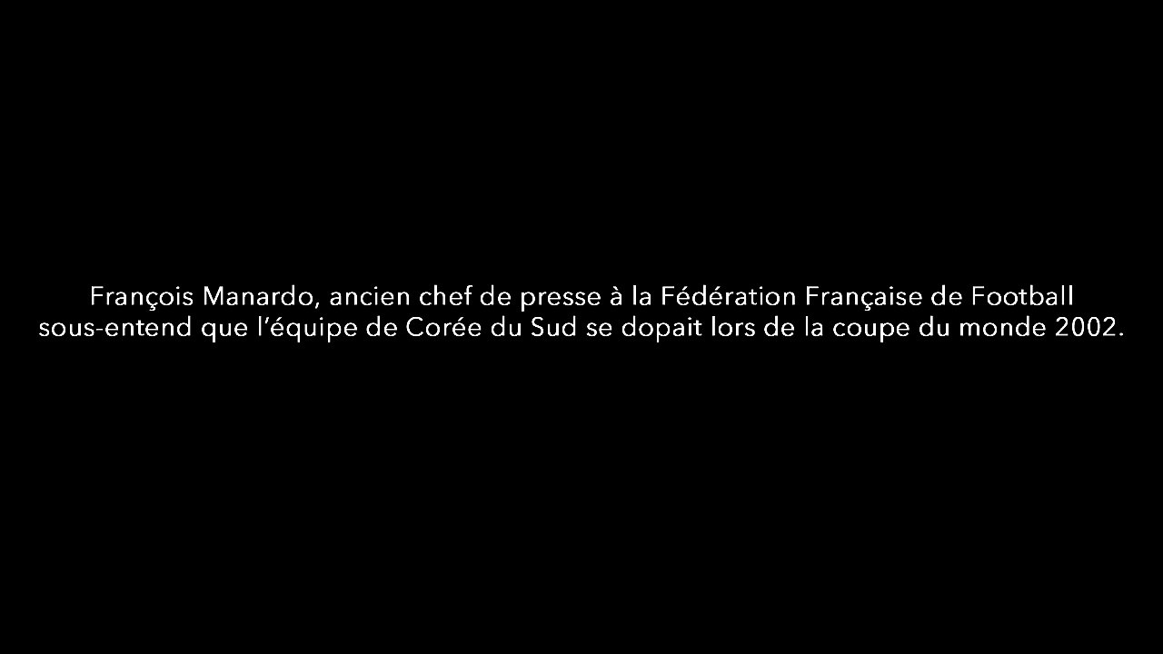 François Manardo - Coupe du Monde 2002 et "Les piqûres sud-coréennes" - After Foot RMC BFM SPORT