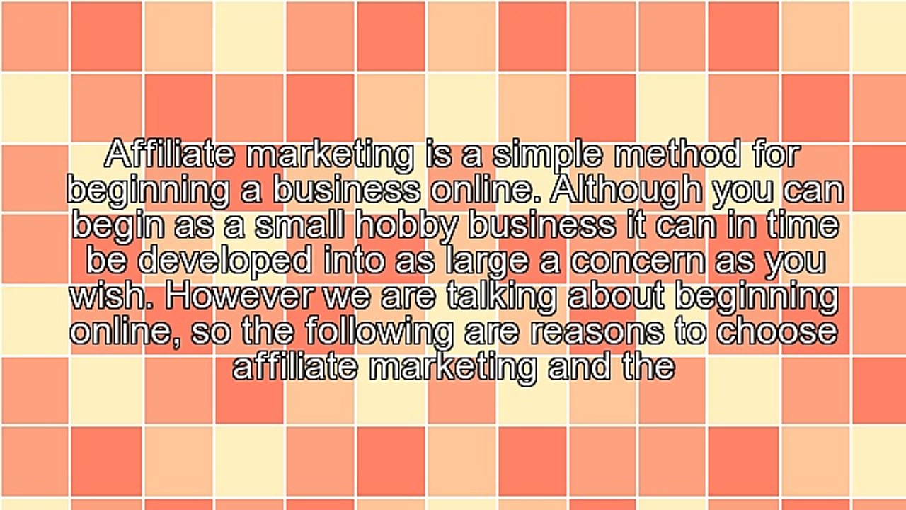 5 Reasons Why I Chose Affiliate Marketing to Begin Online
