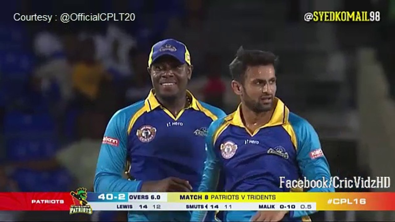 CPL HIGHLIGHTS 2016: St Kitts and Nevis Patriots v Barbados Tridents FULL Highlights