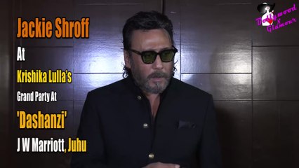 Jackie Shroff At Krishika Lulla's Grand Party At 'Dashanzi, JW Marriott, Juhu