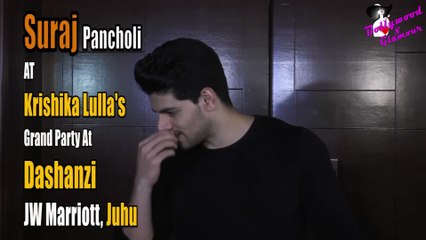 Suraj Pancholi At Krishika Lulla's Grand Party At 'Dashanzi, JW Marriott, Juhu.