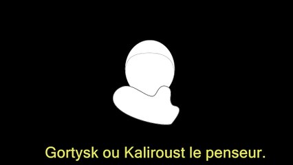 Intro professionelle effrayante et stylise beaucoup plus courte de gortysk ou kaliroust le penseur avec vegas pro