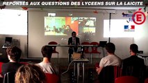 Réponses aux question des lycéens sur la laïcité