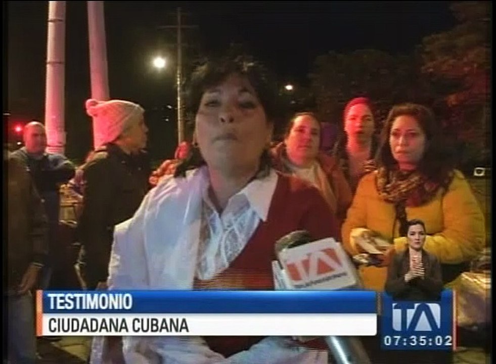 Cubanos fueron desalojados del parque El Arbolito