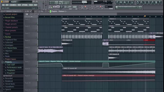Avicii ft. Tiesto - Majestic ( emir santiago fl studio remake2016 )