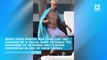 Justin Bieber strips down to his wet white Calvin Klein underwear