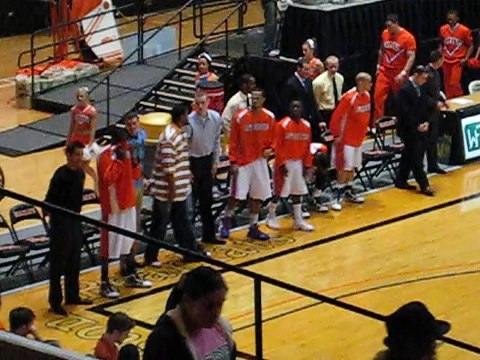 2009-10 SHSU Bearkats mens basketball seniors recognized 2-27-10