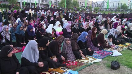 A Gaza, les Palestiniens célèbrent la fin du ramadan