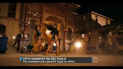 SP: Fãs acampam para garantir lugar no show do Fifth Harmony